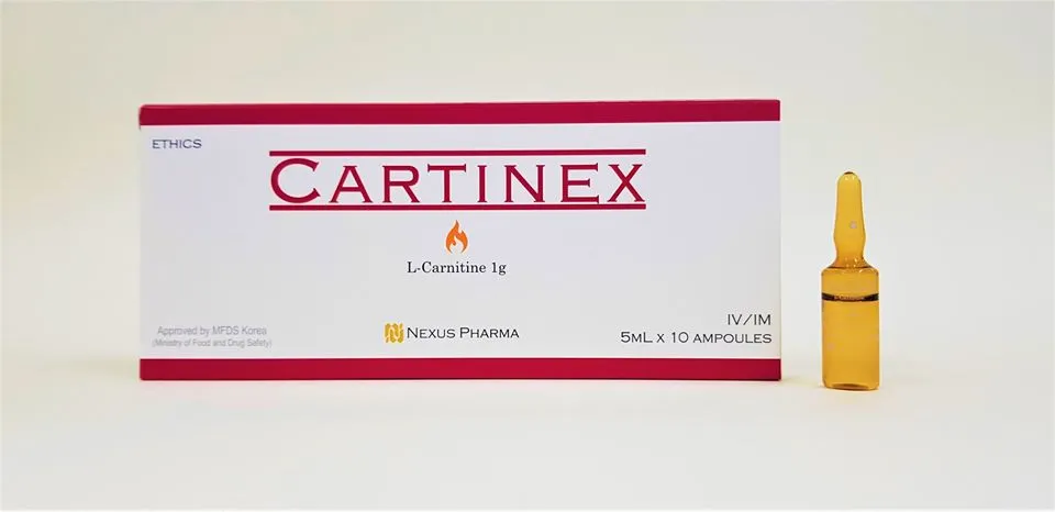 Best Korea Cartinex 5ml*10AMPS Lipolysis Solution Fat Dissolving