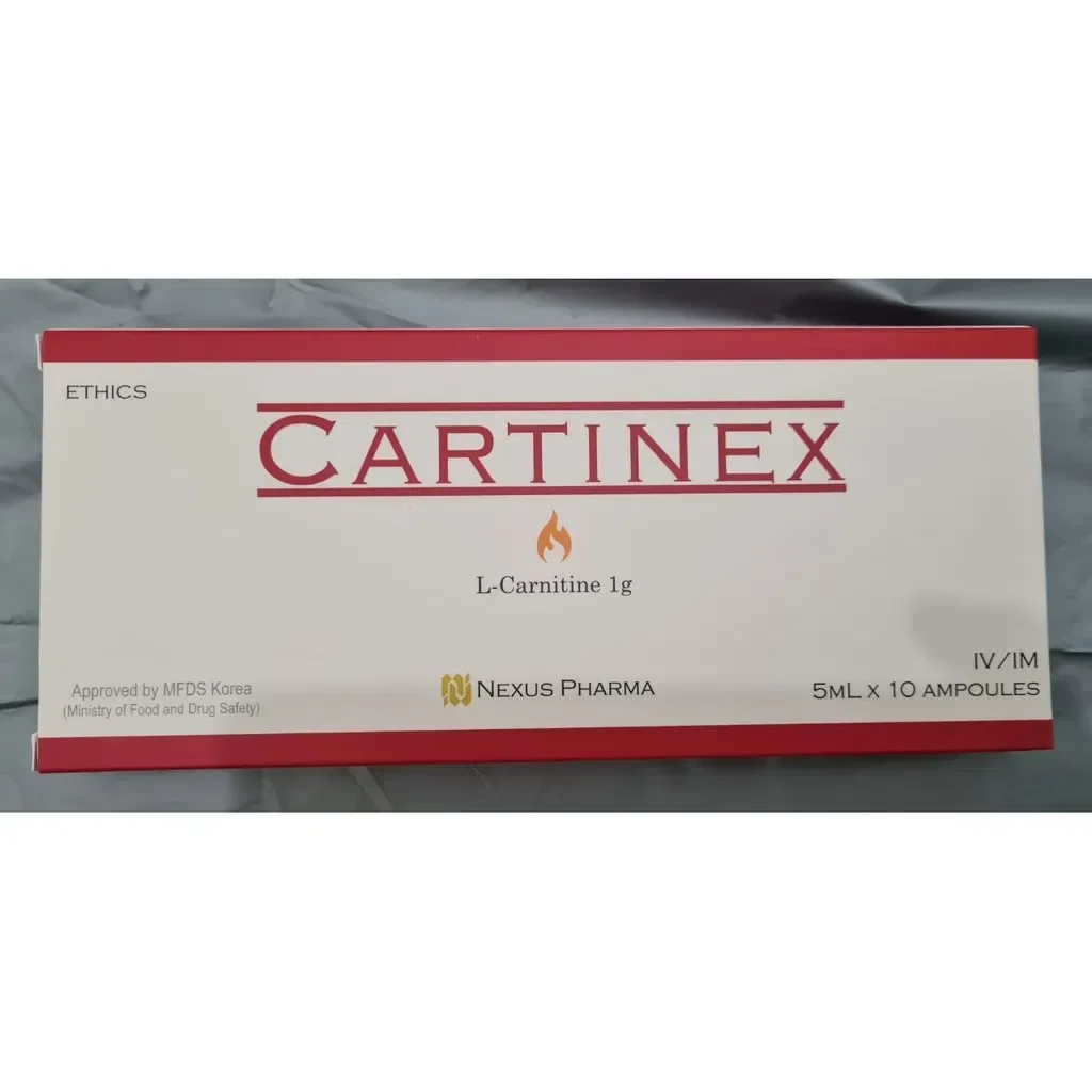 Best Korea Cartinex 5ml*10AMPS Lipolysis Solution Fat Dissolving